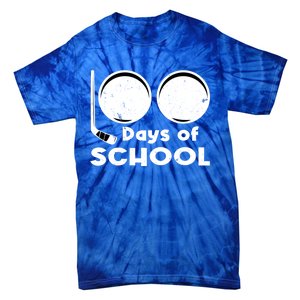 Happy 100 Days Of School Hockey For Teacher And Gift Tie-Dye T-Shirt