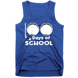 Happy 100 Days Of School Hockey For Teacher And Gift Tank Top