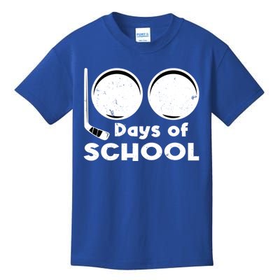 Happy 100 Days Of School Hockey For Teacher And Gift Kids T-Shirt