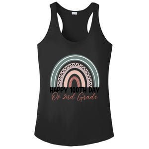 Happy 100 Days Of School 100Th Day Of Second Grade Rainbow Gift Ladies PosiCharge Competitor Racerback Tank