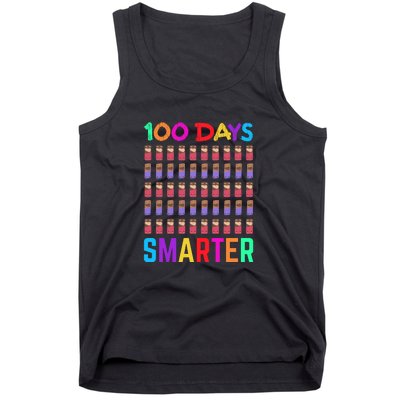 Happy 100th Day Of School 100 Days Smarter Teacher Student Tank Top