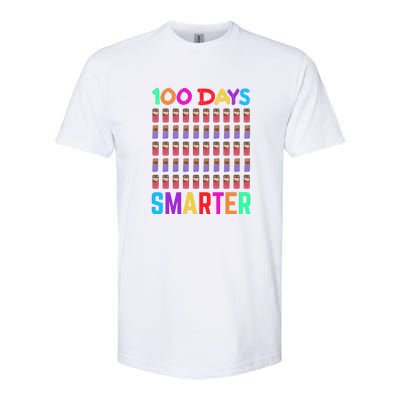 Happy 100th Day Of School 100 Days Smarter Teacher Student Softstyle® CVC T-Shirt