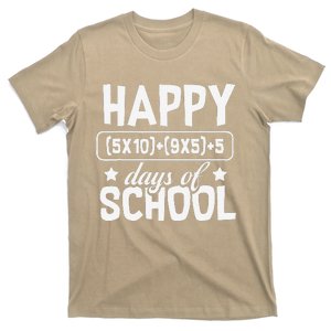 Happy 100th Day Of School Math Equation Teacher Pupil T-Shirt