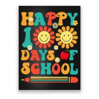 Happy 100th Day Of School Teacher Student 100 Days Poster