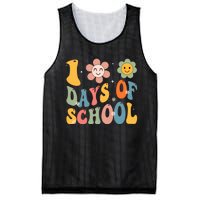 Happy 100th Day Of School Groovy 100 Days Of School Teacher Mesh Reversible Basketball Jersey Tank