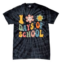 Happy 100th Day Of School Groovy 100 Days Of School Teacher Tie-Dye T-Shirt