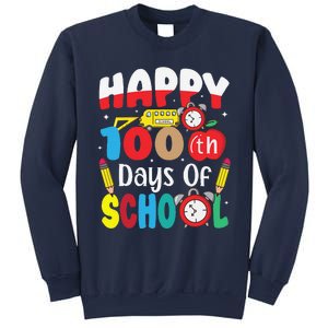 Happy 100th Day Of School Tie Dye Rainbow 100 Days Smarter Sweatshirt