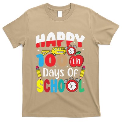 Happy 100th Day Of School Tie Dye Rainbow 100 Days Smarter T-Shirt
