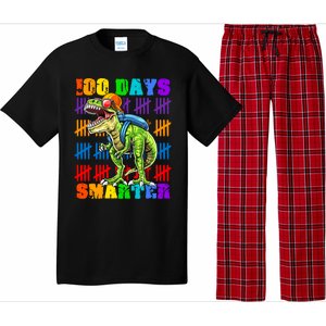 Happy 100th Day Of School Meaningful Gift Dino Trex 100 Days Smarter Great Gift Pajama Set