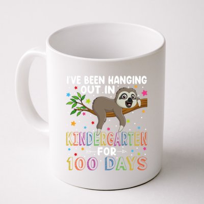 Happy 100th Day Of School Sloth 100 Days Of Kindergarten Gift Coffee Mug