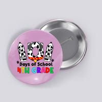 Happy 101 Days School Fourth Grade Dog 100 Days Smarter Button