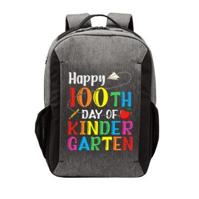 Happy 100th Day Of School Teacher 100 Days Of Kindergarten Funny Gift Vector Backpack