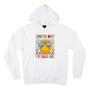 Happy 120th Day Of School Groovy 120 Days Of School Teacher Hoodie