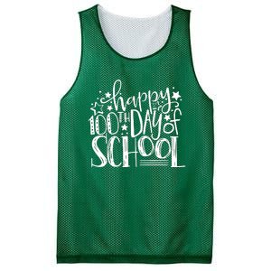 Happy 100th Day Of School Mesh Reversible Basketball Jersey Tank