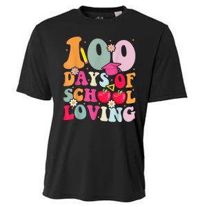 Happy 100th Day Of School 2024 Dress Up Cooling Performance Crew T-Shirt