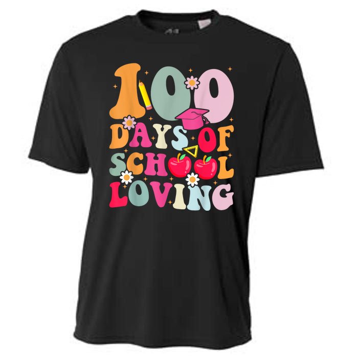 Happy 100th Day Of School 2024 Dress Up Cooling Performance Crew T-Shirt