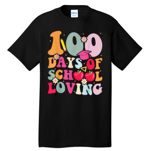 Happy 100th Day Of School 2024 Dress Up Tall T-Shirt