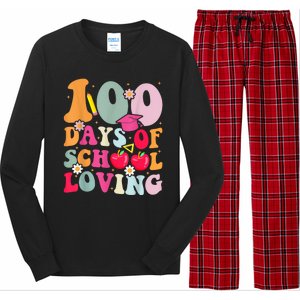 Happy 100th Day Of School 2024 Dress Up Long Sleeve Pajama Set