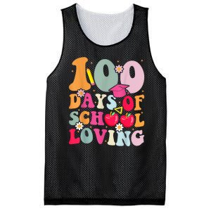 Happy 100th Day Of School 2024 Dress Up Mesh Reversible Basketball Jersey Tank