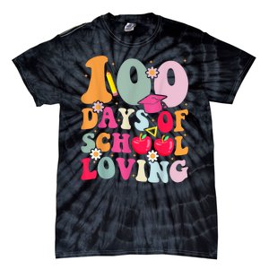 Happy 100th Day Of School 2024 Dress Up Tie-Dye T-Shirt