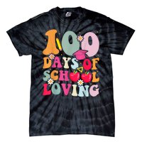 Happy 100th Day Of School 2024 Dress Up Tie-Dye T-Shirt