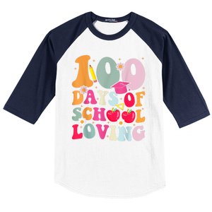 Happy 100th Day Of School 2024 Dress Up Baseball Sleeve Shirt