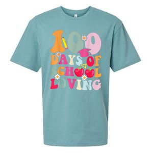 Happy 100th Day Of School 2024 Dress Up Sueded Cloud Jersey T-Shirt