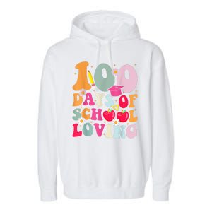 Happy 100th Day Of School 2024 Dress Up Garment-Dyed Fleece Hoodie