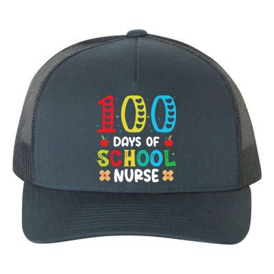 Happy 100 Days Of School Nurse Meaningful Gift Yupoong Adult 5-Panel Trucker Hat