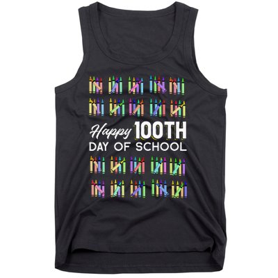 Happy 100th Day Of School Student Gift 100 Days Of School Tank Top