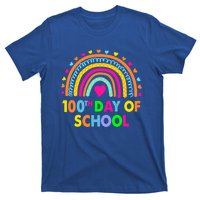 Happy 100th Day Of School Teacher Rainbow 100 Days Smarter Great Gift T-Shirt