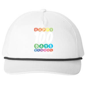 Happy 100 Days Of School School Nurse Meaningful Gift Snapback Five-Panel Rope Hat