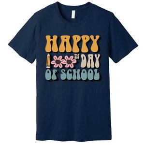 Happy 100th Day Of School Teachers Students Gifts Premium T-Shirt