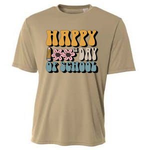 Happy 100th Day Of School Teachers Students Gifts Cooling Performance Crew T-Shirt