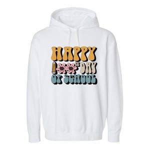 Happy 100th Day Of School Teachers Students Gifts Garment-Dyed Fleece Hoodie