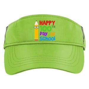 Happy 100th Day Of School Cute Adult Drive Performance Visor