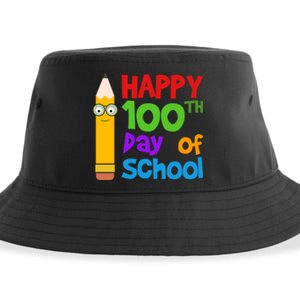 Happy 100th Day Of School Cute Sustainable Bucket Hat