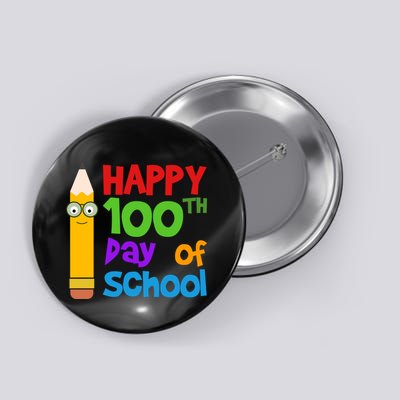 Happy 100th Day Of School Cute Button