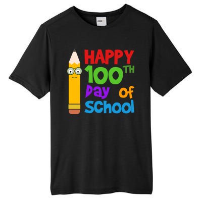 Happy 100th Day Of School Cute Tall Fusion ChromaSoft Performance T-Shirt