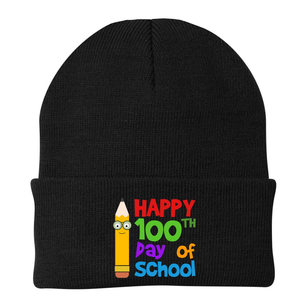 Happy 100th Day Of School Cute Beanie