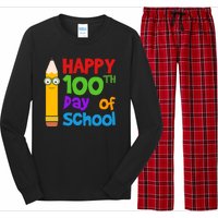 Happy 100th Day Of School Cute Long Sleeve Pajama Set