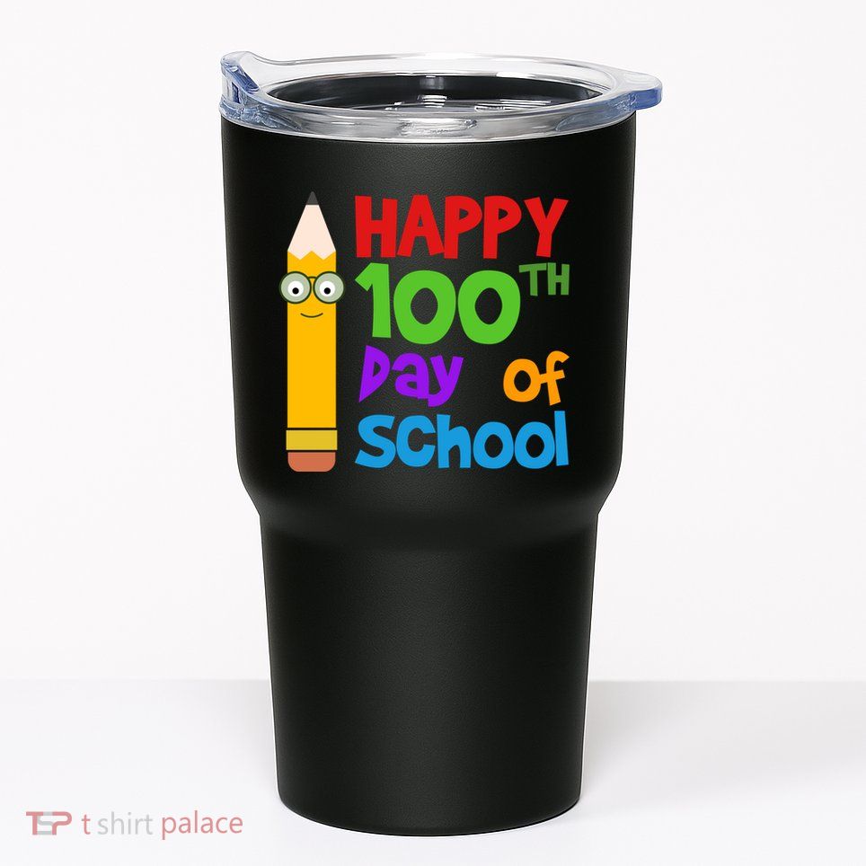 Happy 100th Day Of School Cute Tumbler