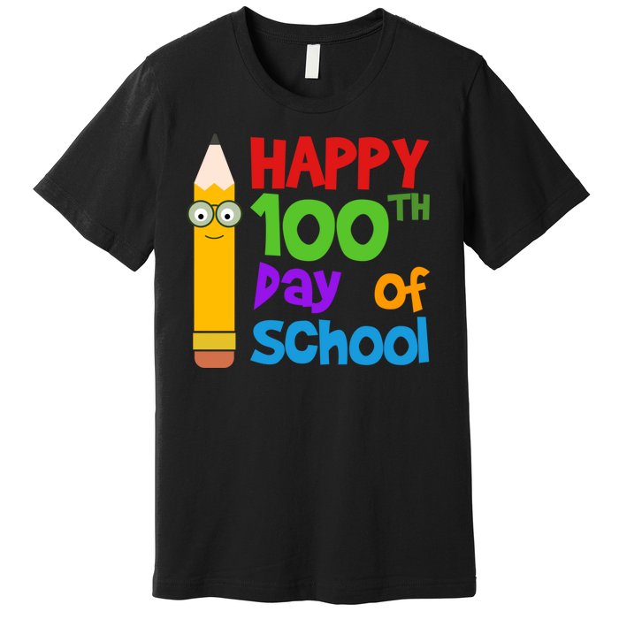 Happy 100th Day Of School Cute Premium T-Shirt