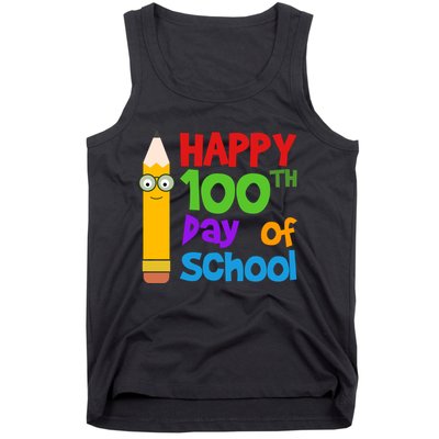 Happy 100th Day Of School Cute Tank Top