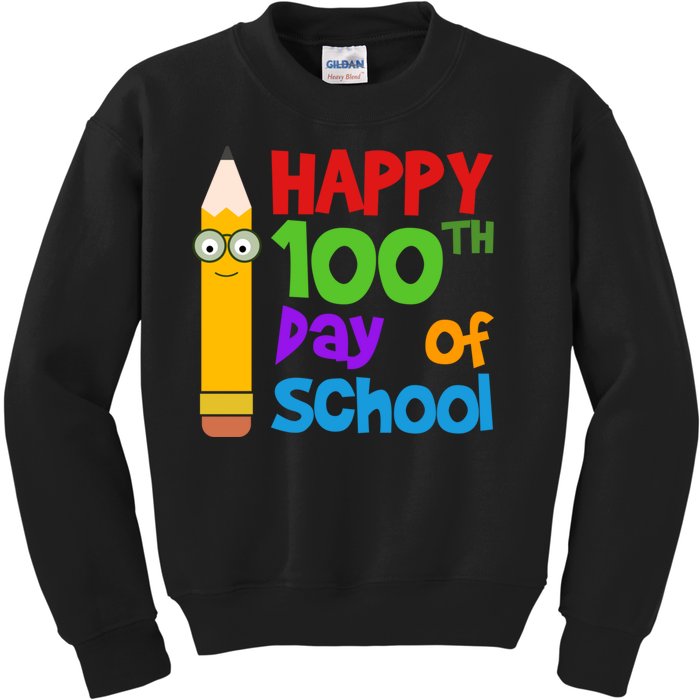 Happy 100th Day Of School Cute Kids Sweatshirt