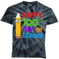 Happy 100th Day Of School Cute Kids Tie-Dye T-Shirt