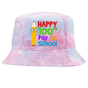 Happy 100th Day Of School Cute Tie-Dyed Bucket Hat