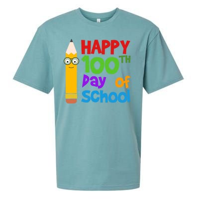 Happy 100th Day Of School Cute Sueded Cloud Jersey T-Shirt