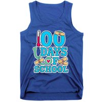 Happy 100th Day Of School Nurses 100 Days Of School Cute Gift Tank Top