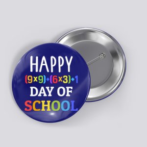 Happy 100th Day Of School With Math Formula For 100 Days Great Gift Button